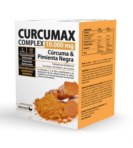 Curcumax Complex - 10000mg - 60 Cápsulas